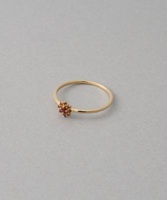 ガーネット］ K10YG ポム リング | ete bijoux (Women)/エテ