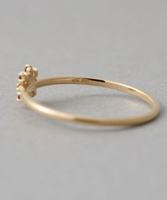 ガーネット］ K10YG ポム リング | ete bijoux (Women)/エテ
