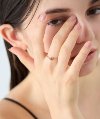 ガーネット］ K10YG ポム リング | ete bijoux (Women)/エテ