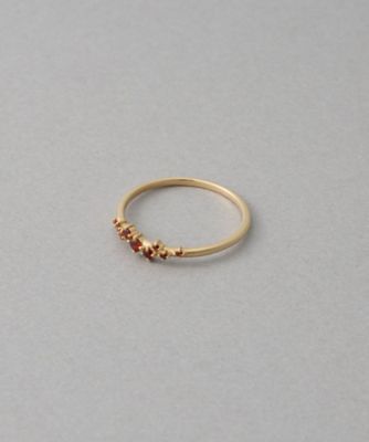ガーネット］ K10YG パルプ リング | ete bijoux (Women)/エテ