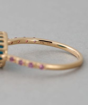 マイプレシャス］ K10YG ブルーアパタイト リング | ete bijoux 