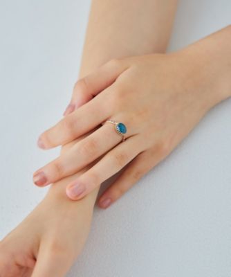 マイプレシャス］ K10YG ブルーアパタイト リング | ete bijoux