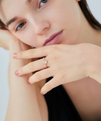 マイプレシャス］ K10YG レモンクォーツ リング | ete bijoux 