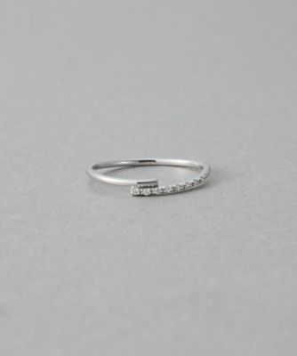 ete bijoux (Women)/エテ ビジュー [レイヤード] K10WG ダイヤモンド リング ホワイトゴールド 指輪【三越伊勢丹/公式】