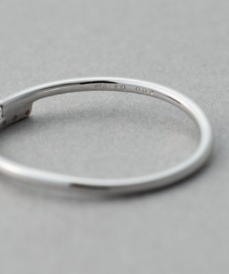 レイヤード］ K10WG ダイヤモンド リング | ete bijoux (Women