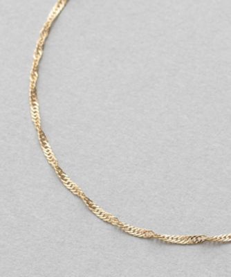 ete K10YG スクリューチェーン ブレスレット K10YG スクリューチェーン ブレスレット | ete bijoux