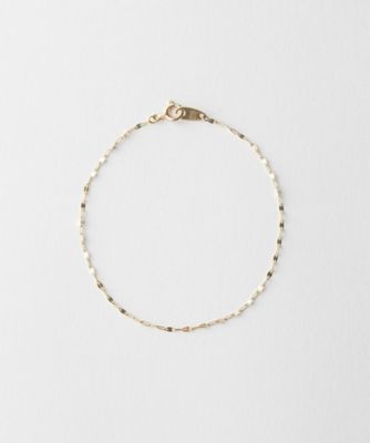 ＜ete bijoux (Women)＞Ｋ１０ＹＧ　ペタルチェーン　ブレスレット
