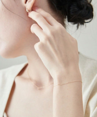 K10YG グリームカットチェーン ブレスレット | ete bijoux
