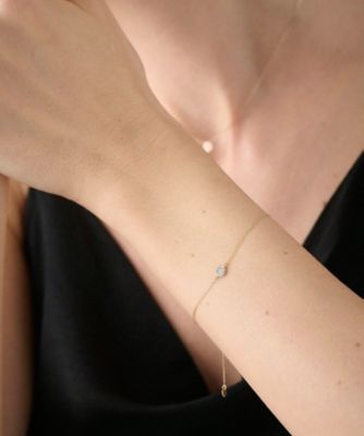 ブリリアント］ K10YG ダイヤモンド ブレスレット | ete bijoux