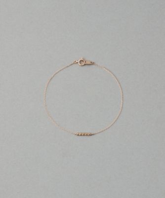 ＜ete bijoux (Women)＞［ハンサムピンク］　Ｋ１０ＭＰＧ　スタッズ　ブレスレット