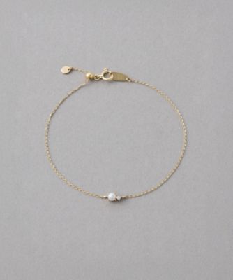 ete bijoux (Women)/エテ ビジュー [レイヤード] K10YG ダイヤモンド/淡水パール ブレスレット イエローゴールド 【三越伊勢丹/公式】