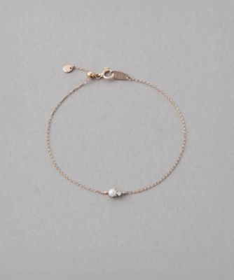 ete bijoux (Women)/エテ ビジュー [レイヤード] K10MPG ダイヤモンド/淡水パール ブレスレット ピンクゴールド 【三越伊勢丹/公式】