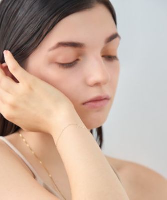 レイヤード］ K10YG ルミナスチェーン ブレスレット | ete bijoux