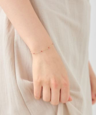 レイヤード］ K10YG メテオーラチェーン ブレスレット | ete