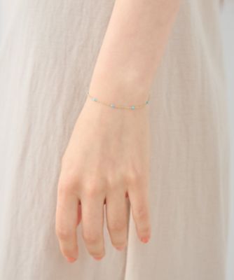 レイヤード］ K10YG メテオーラチェーン ブレスレット | ete