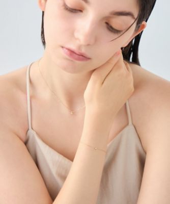 レイヤード］ K10YG ダイヤモンド ブレスレット | ete bijoux