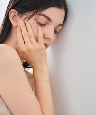 レイヤード］ K10YG ダイヤモンド ブレスレット | ete bijoux