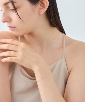 レイヤード］ K10YG ダイヤモンド ブレスレット | ete bijoux
