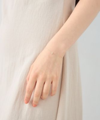 レイヤード］ K10YG ダイヤモンド ブレスレット | ete bijoux