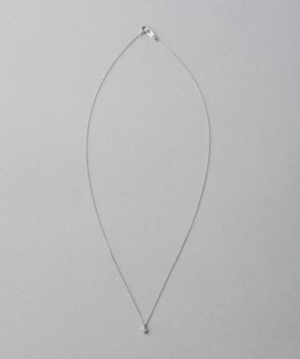 Ｋ１０ＷＧレイヤー　ダイヤネックレス