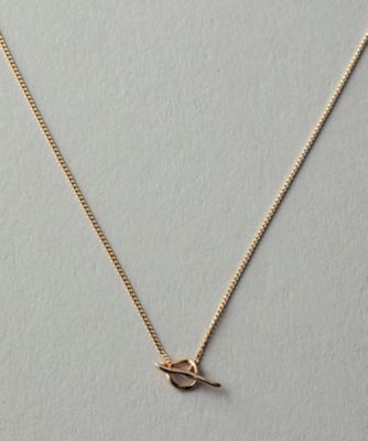 ＜ete bijoux (Women)＞Ｋ１０ＹＧ　レイヤー　セミロング　ラリエット