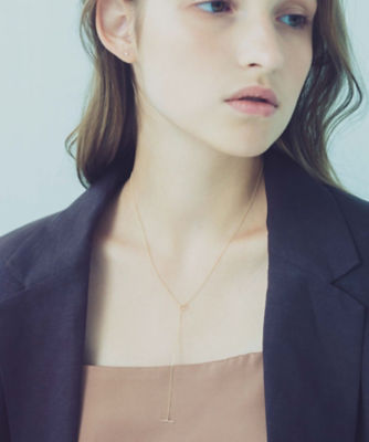 K10YG レイヤー セミロング ラリエット | ete bijoux (Women