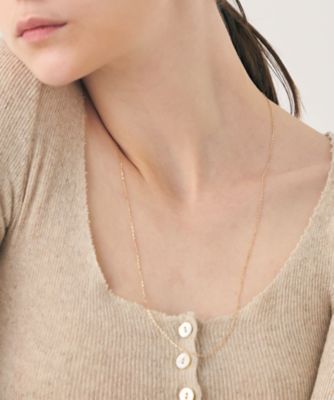 アメリカ通販ファッション ラリエット ロング アンカーチェーン K10YG | bijoux ete アクセサリー