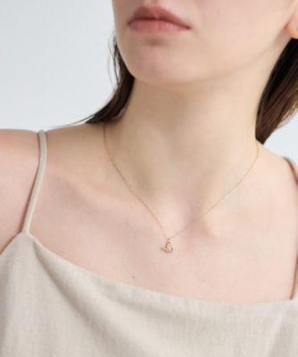 【ete】[レインボー] K10YG パピヨン ネックレス すぐ届く♪ レインボー］ K10YG パピヨン ネックレス | ete bijoux