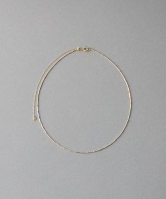 ＜ete bijoux (Women)＞［フロート］　Ｋ１０ＹＧ　ステーション　ワイヤー　チョーカー