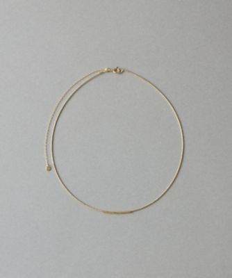 ＜ete bijoux (Women)＞［フロート］　Ｋ１０ＹＧ　チューブ　ワイヤー　チョーカー
