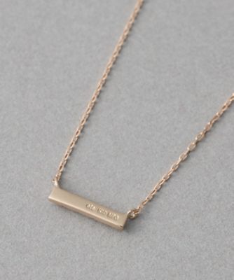 ハンサムピンク］ K10MPG スタッズ ネックレス | ete bijoux