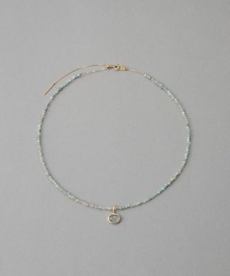 マイプレシャス］ K10YG アクアマリン ネックレス | ete