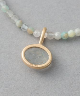 マイプレシャス］ K10YG アクアマリン ネックレス | ete