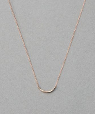 ete bijoux (Women)/エテ ビジュー [レイヤー] K10MPG クレセントムーン ネックレス ピンクゴールド 【三越伊勢丹/公式】