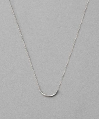 ete bijoux (Women)/エテ ビジュー [レイヤー] K10WG クレセントムーン ネックレス ホワイトゴールド 【三越伊勢丹/公式】