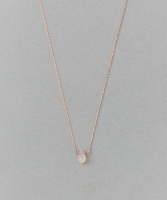 ＜ete bijoux (Women)＞［チェリーブロッサム］　Ｋ１０ＭＰＧ　ローズクォーツ　ネックレス