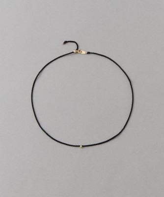 ポルカドット］ K10YG シルク コード ネックレス | ete bijoux