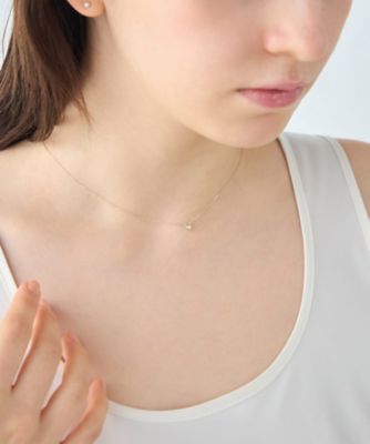 アイシーヴェール］ K10IGG ダイヤモンド ネックレス | ete
