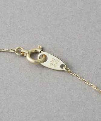 アイシーヴェール］ K10IGG ダイヤモンド ロングネックレス