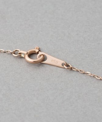 レイヤード］ K10MPG ダイヤモンド ネックレス | ete bijoux