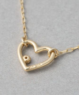 レイヤード］ K10YG ダイヤモンド ネックレス | ete bijoux