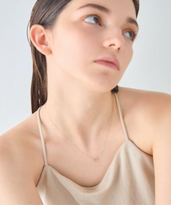 レイヤード］ K10YG ダイヤモンド ネックレス | ete bijoux