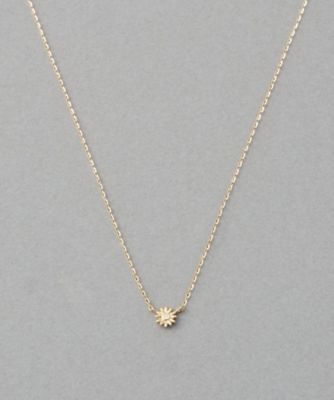 レイヤード］ K10MPG ダイヤモンド ネックレス | ete bijoux