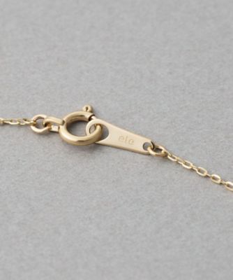 レイヤード］ K10YG ダイヤモンド ネックレス | ete bijoux