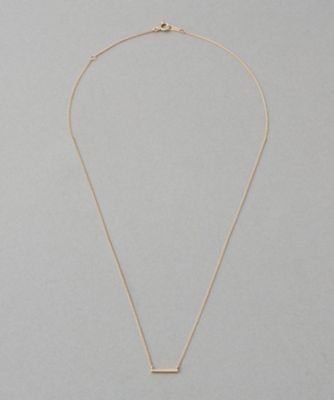 レイヤード］ K10YG バー ネックレス | ete bijoux (Women)/エテ