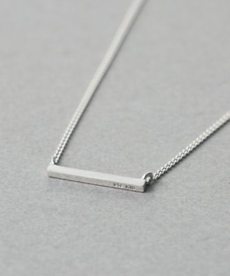 レイヤード］ K10WG バー ネックレス | ete bijoux (Women)/エテ