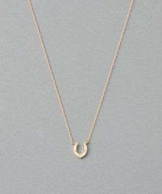 レイヤード］ K10YG クレセントムーン ネックレス | ete bijoux
