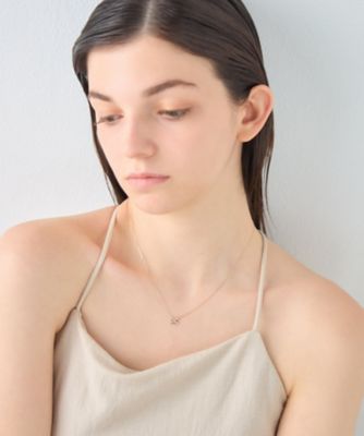 レイヤード］ K10YG ダイヤモンド ネックレス | ete bijoux