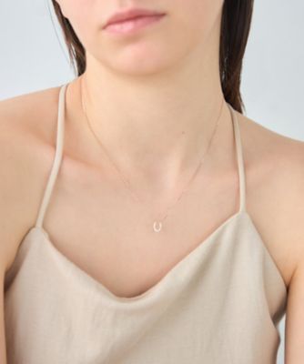 レイヤード］ K10MPG ダイヤモンド ネックレス | ete bijoux