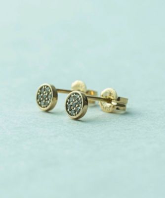 Ｋ１０ＹＧ　ブリリアント　ダイヤモンド　ピアス